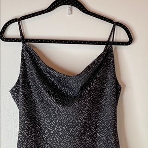 Urban outfitters satin polka dot dress